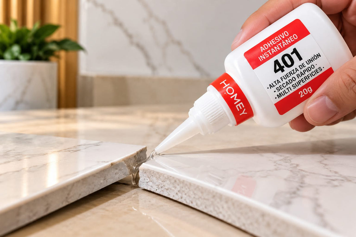 Adhesivo Instantáneo HOMEY 401 – 20 g | Alta Fuerza y Secado Rápido