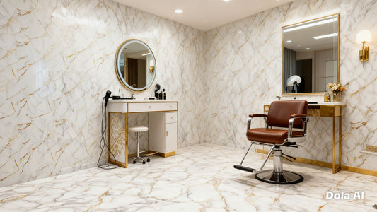 Rollo Marmol Adhesivo PVC – Mármol Carrara Dorado Soft | Importamall Ecuador