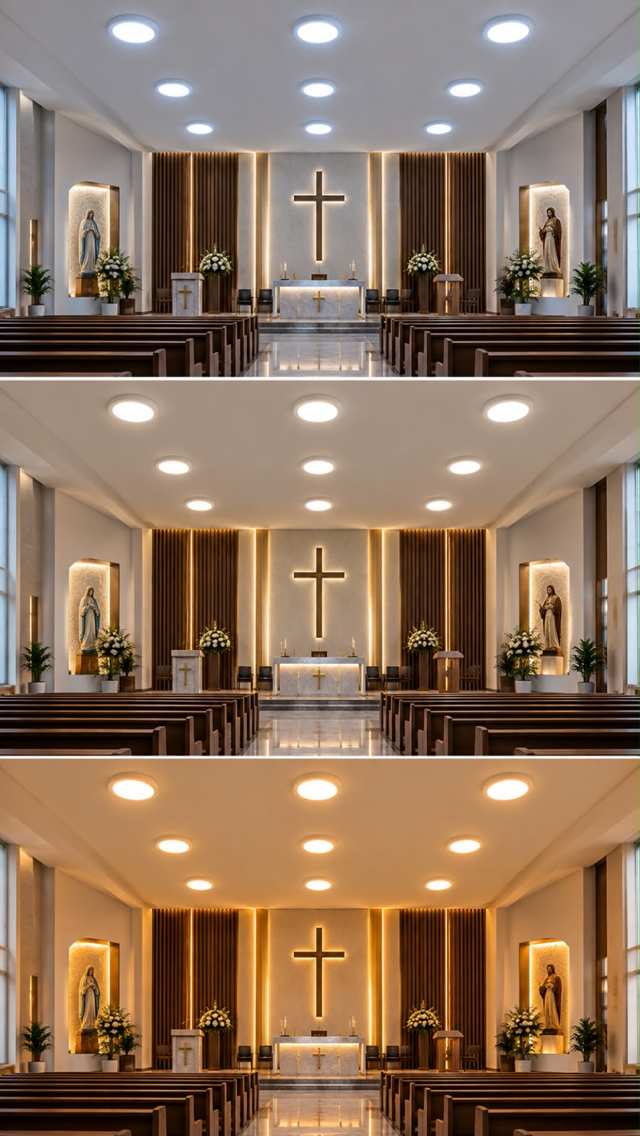 Panel LED Circular 12W 3 Colores