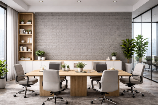 Panel Adhesivo 3D Gris – 70x77 cm