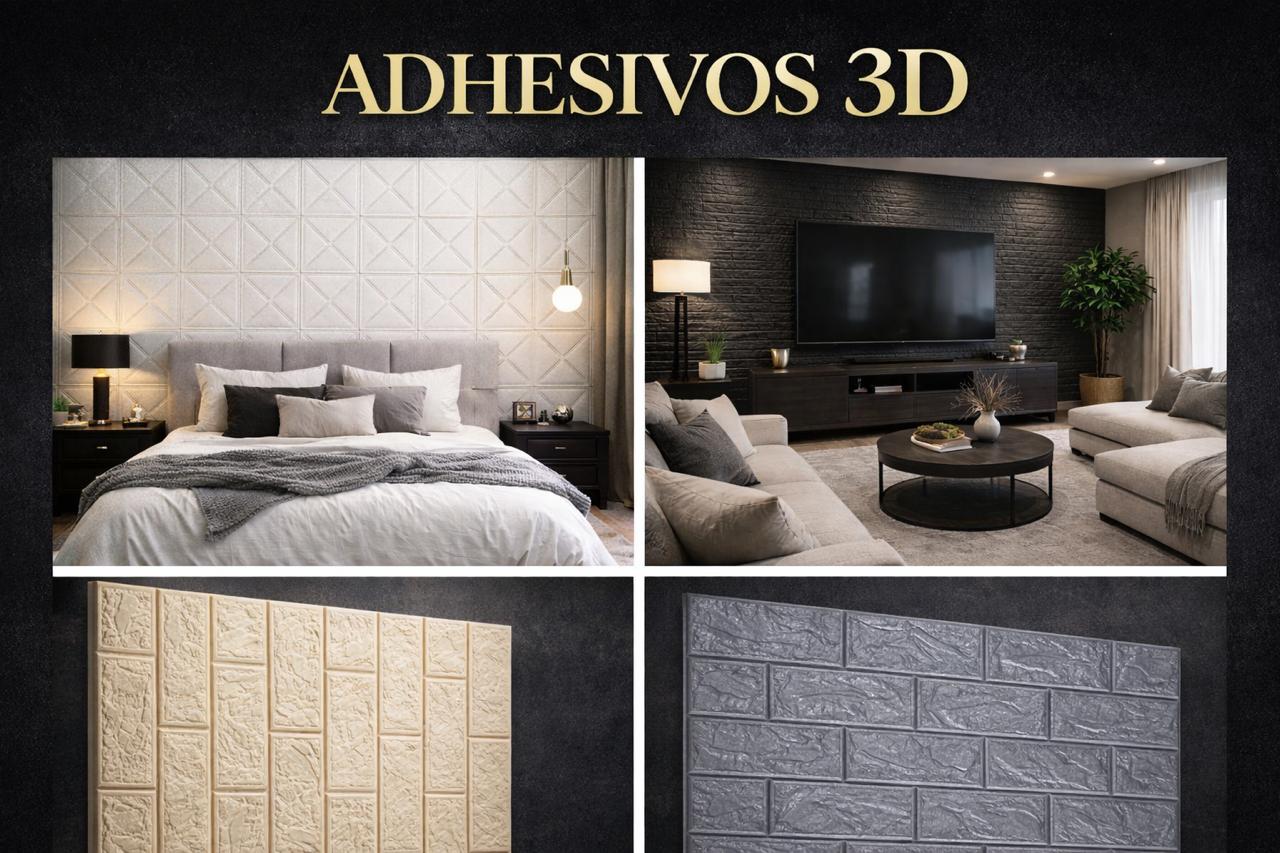 Paneles Adhesivos 3D Decorativos