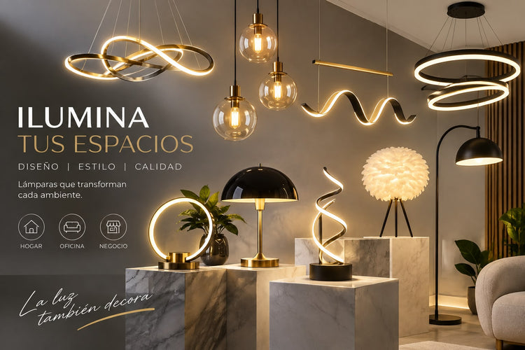 ✨ Lámparas y Luces para Iluminar tu Estilo