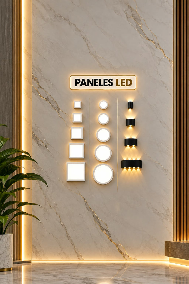 Paneles LED Decorativos para Interior – Iluminación Moderna y Elegante