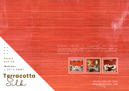 Rollo Madera Adhesivo PVC - Wood Cedar Rojo Natural  | Importamall Ecuador