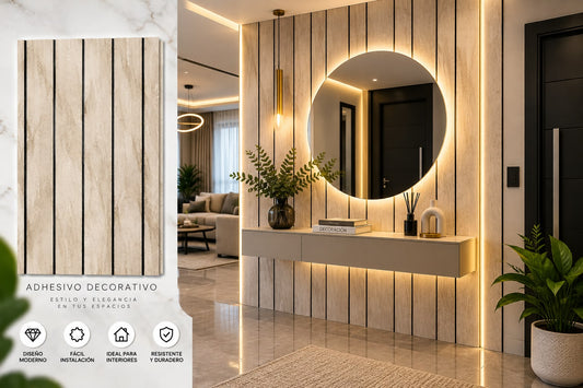Adhesivo Decorativo 60x60 cm Mármol Beige