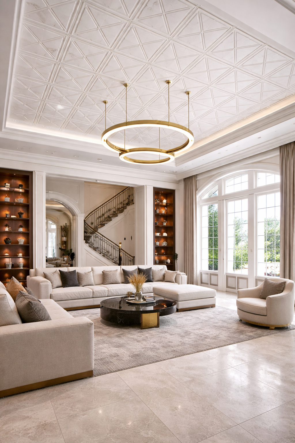 Panel Adhesivo 3D Blanco Apliques y Tumbado 70x70 cm