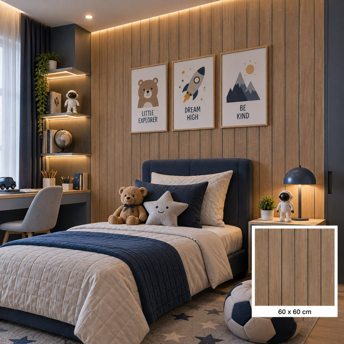 Adhesivo Decorativo Efecto Madera Natural