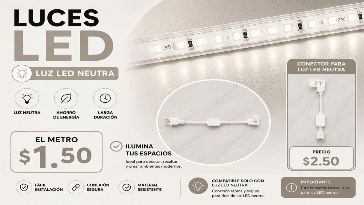 ✨ Luz LED Multicolor