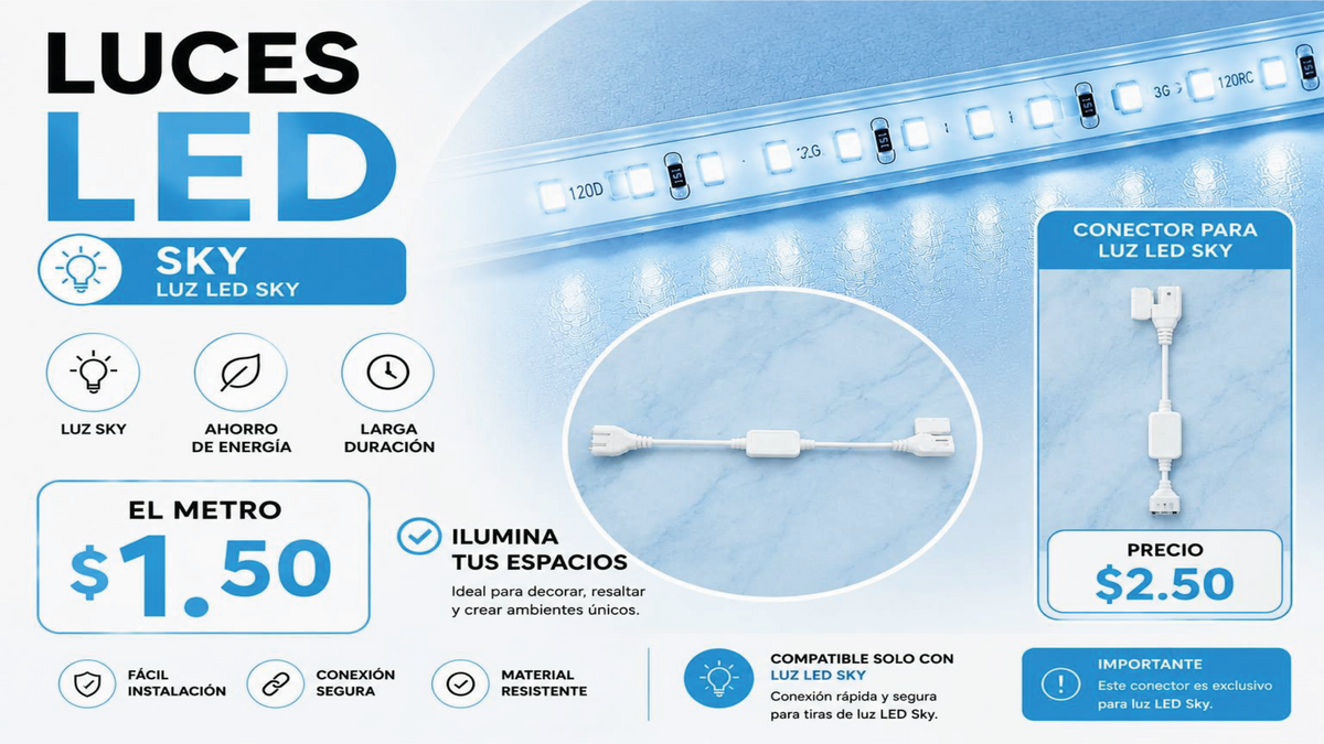 ✨ Luz LED Multicolor
