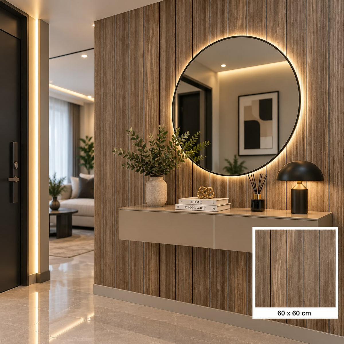 Adhesivo Decorativo Efecto Madera Natural