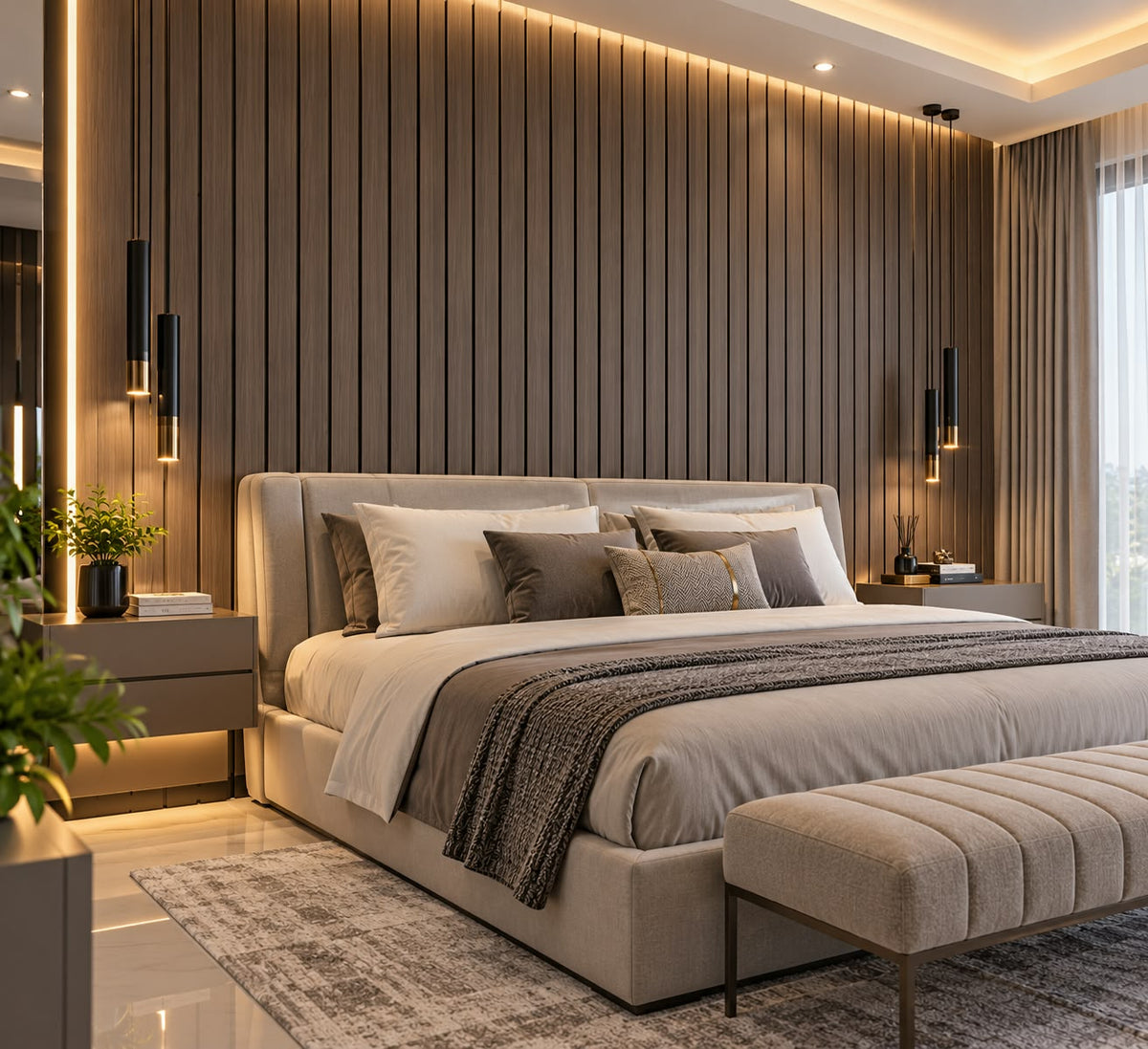 Wall Panel 30 x 290 cm – Panel Decorativo de Listones Efecto Madera