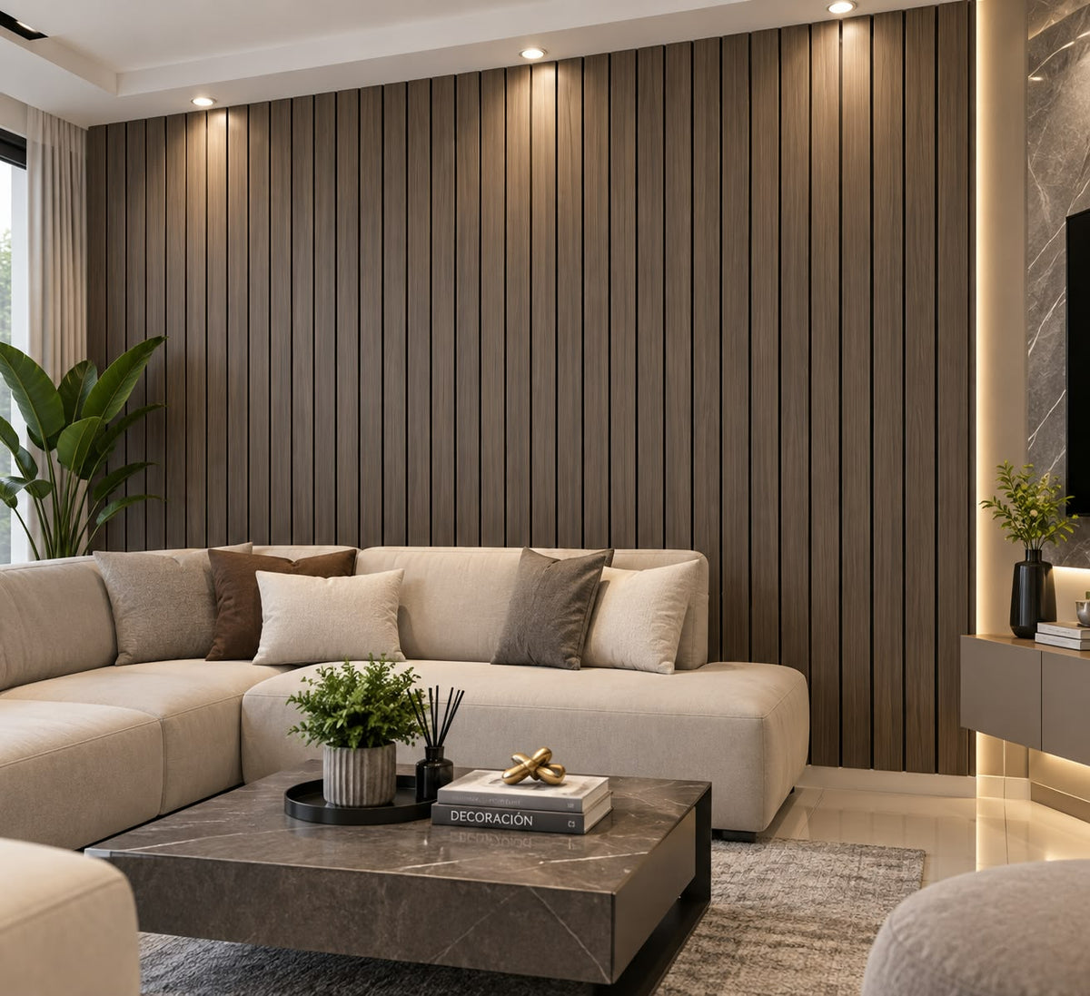 Wall Panel 30 x 290 cm – Panel Decorativo de Listones Efecto Madera