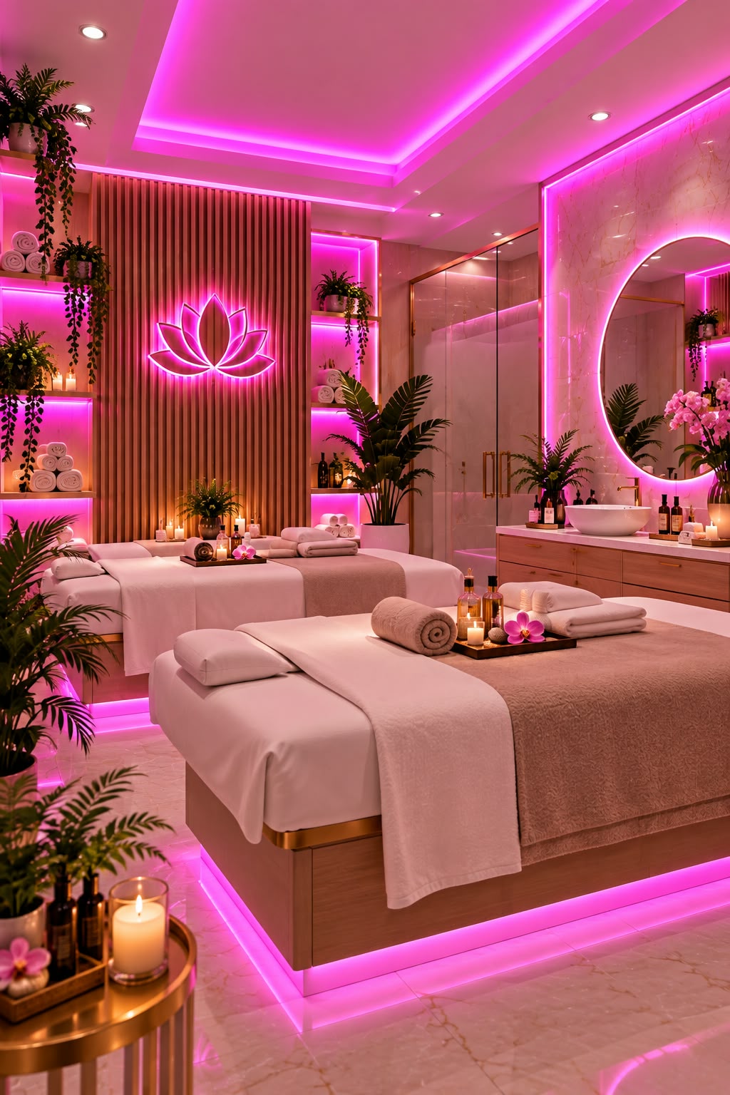 Luz LED Fucsia – Iluminación Decorativa y Vibrante
