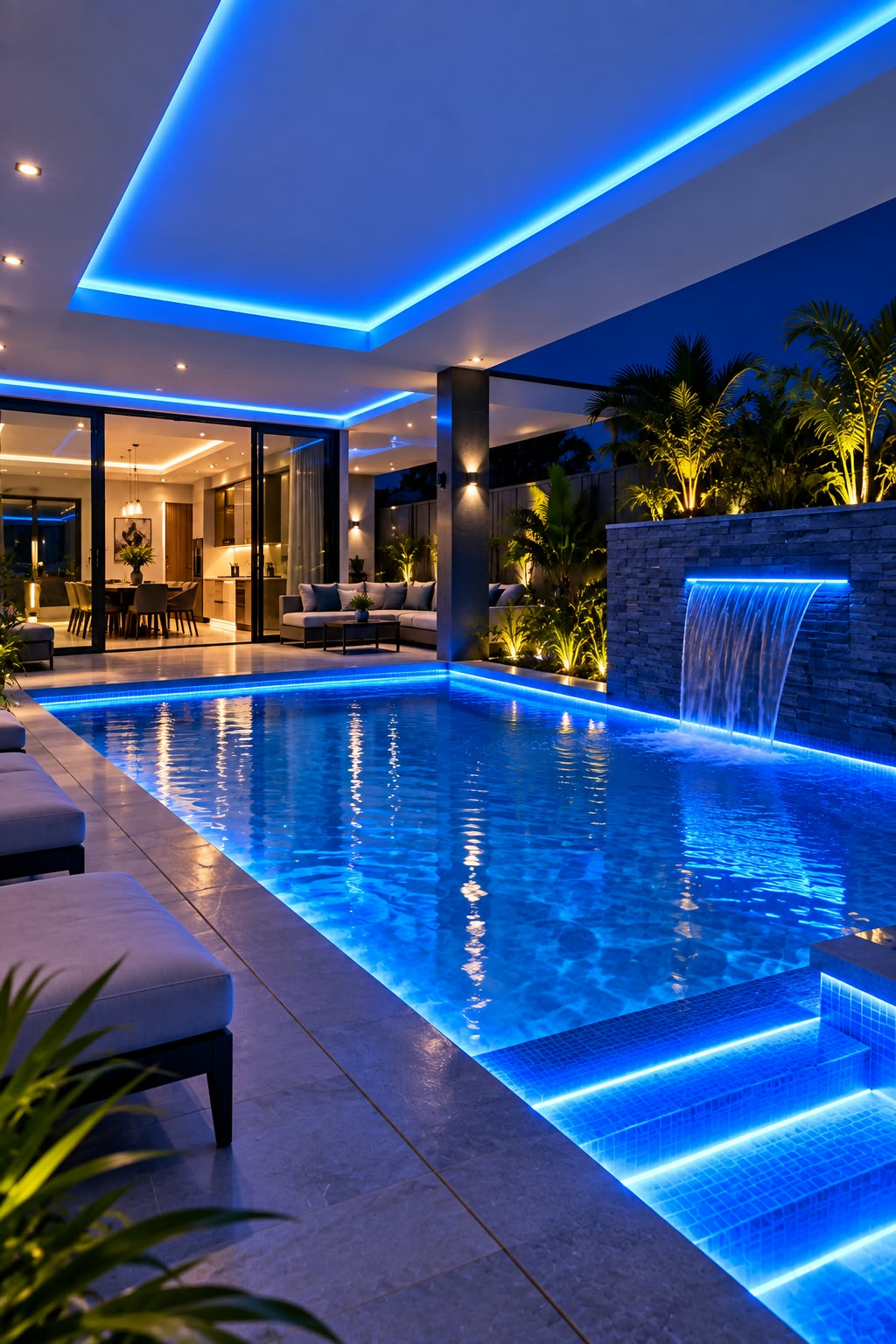 Luz LED Sky Azul – Iluminación Decorativa Moderna