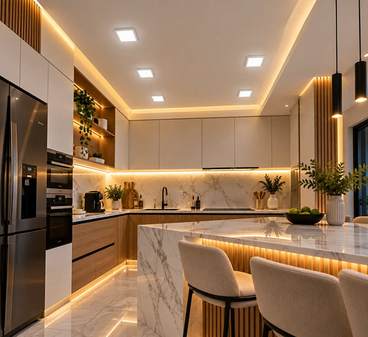 Panel LED Cuadrado 25W – Luz Blanca 6500K para Techo