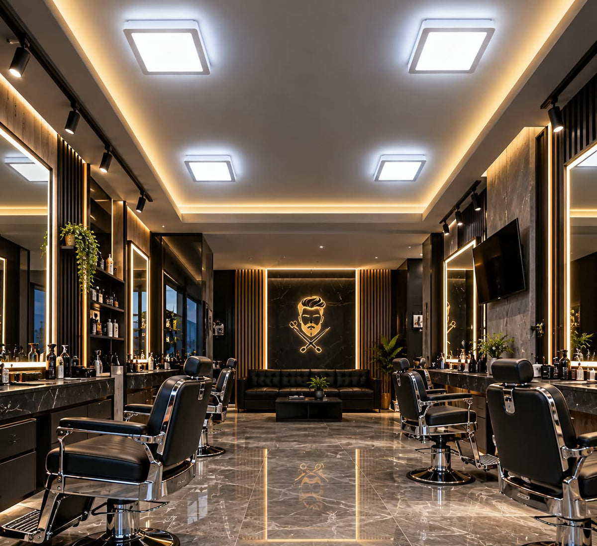 Panel LED Cuadrado 25W – Luz Blanca 6500K para Techo