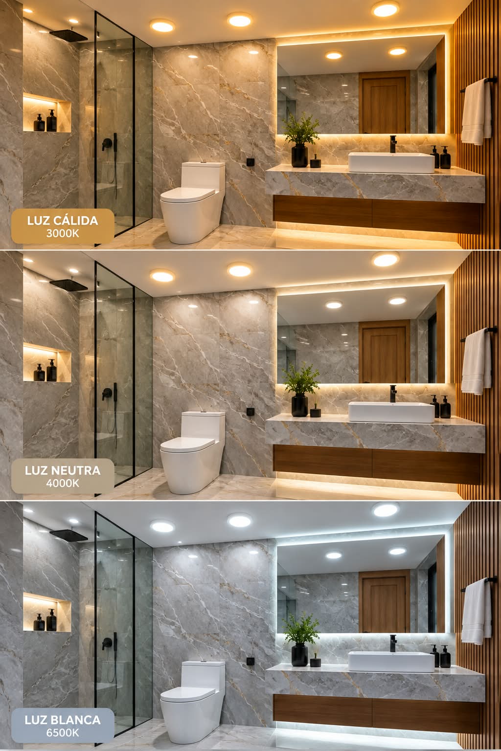 Panel LED Circular 18W 3 Colores