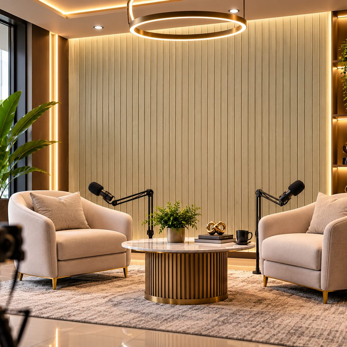 Wall Panel 378-010 Dorado Decorativo para Pared