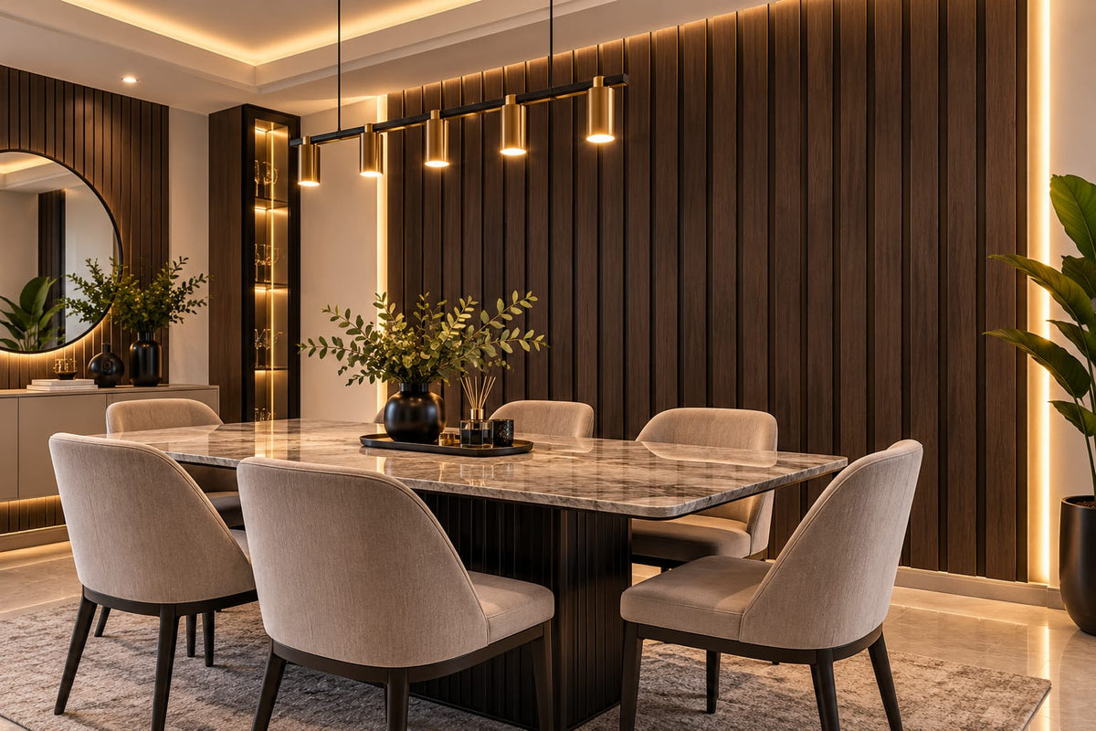 Wall Panel 2-207 – Revestimiento Decorativo Color Café Oscuro
