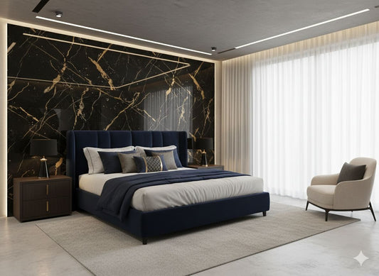 Black Gold Luxe Mármol PVC