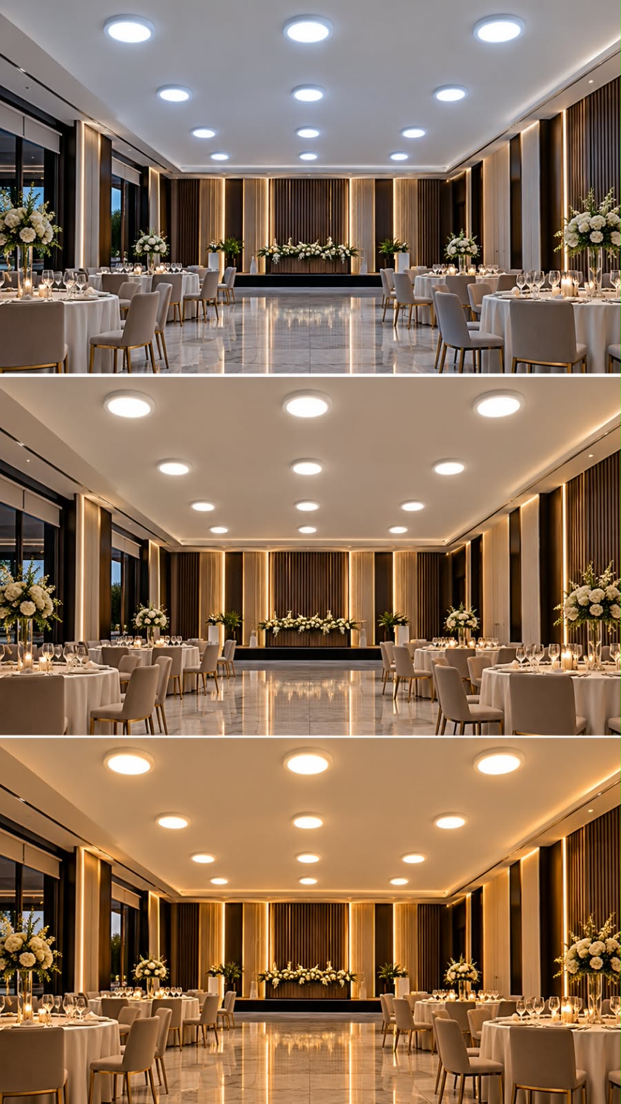Panel LED Circular 12W 3 Colores