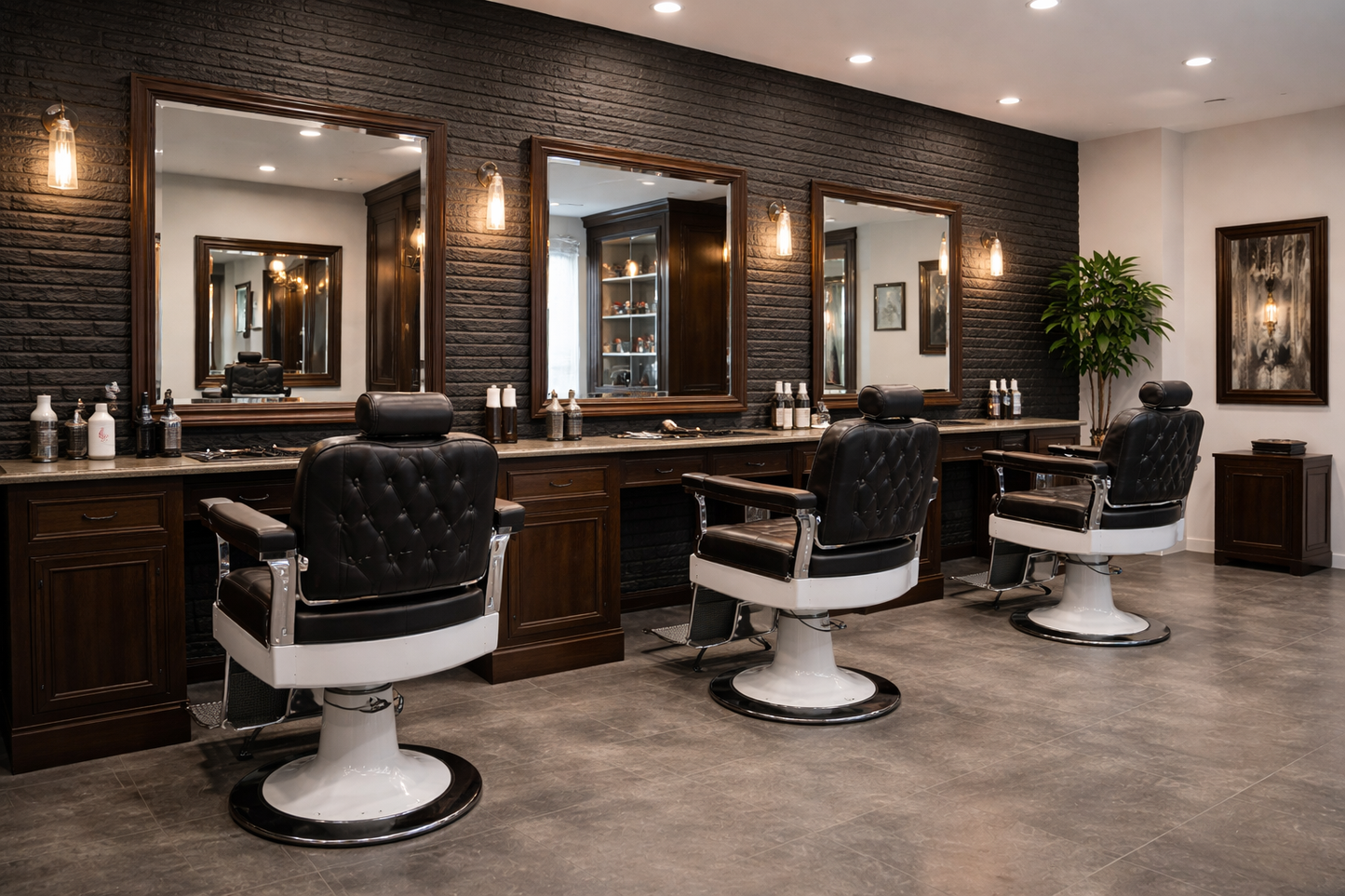 Panel Adhesivo 3D Negro – 70x77 cm